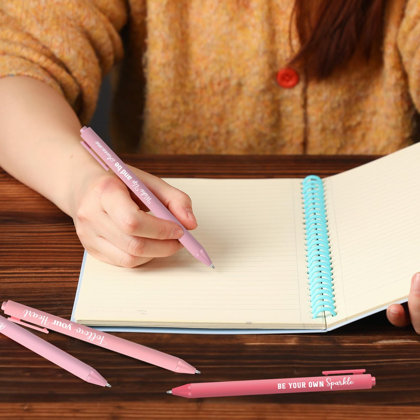 Sayglossy 80 Pcs Motivational Pens Christian Ballpoint Pens Inspirational Quotes Writing Tool Small
