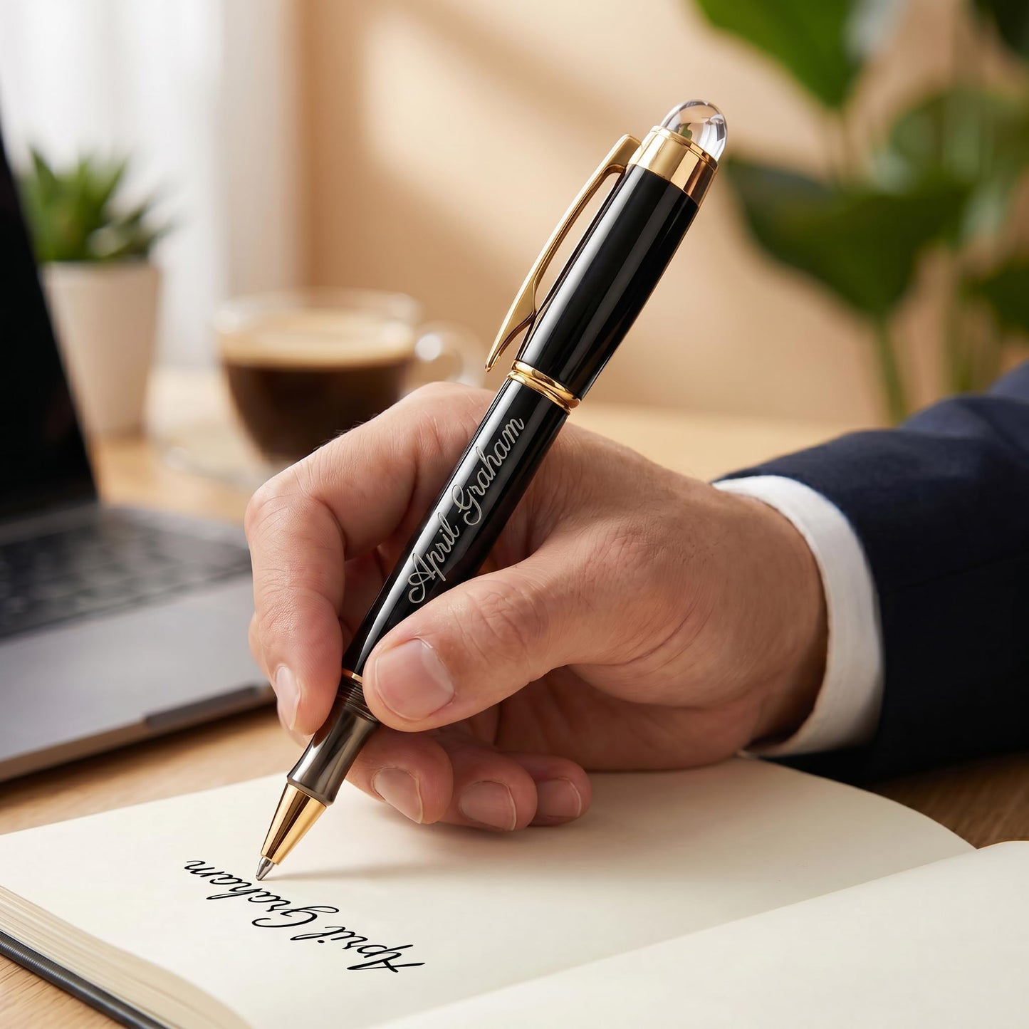 Personalized Luxury Roller Pen - Executive Pen Custom Your Name or Message