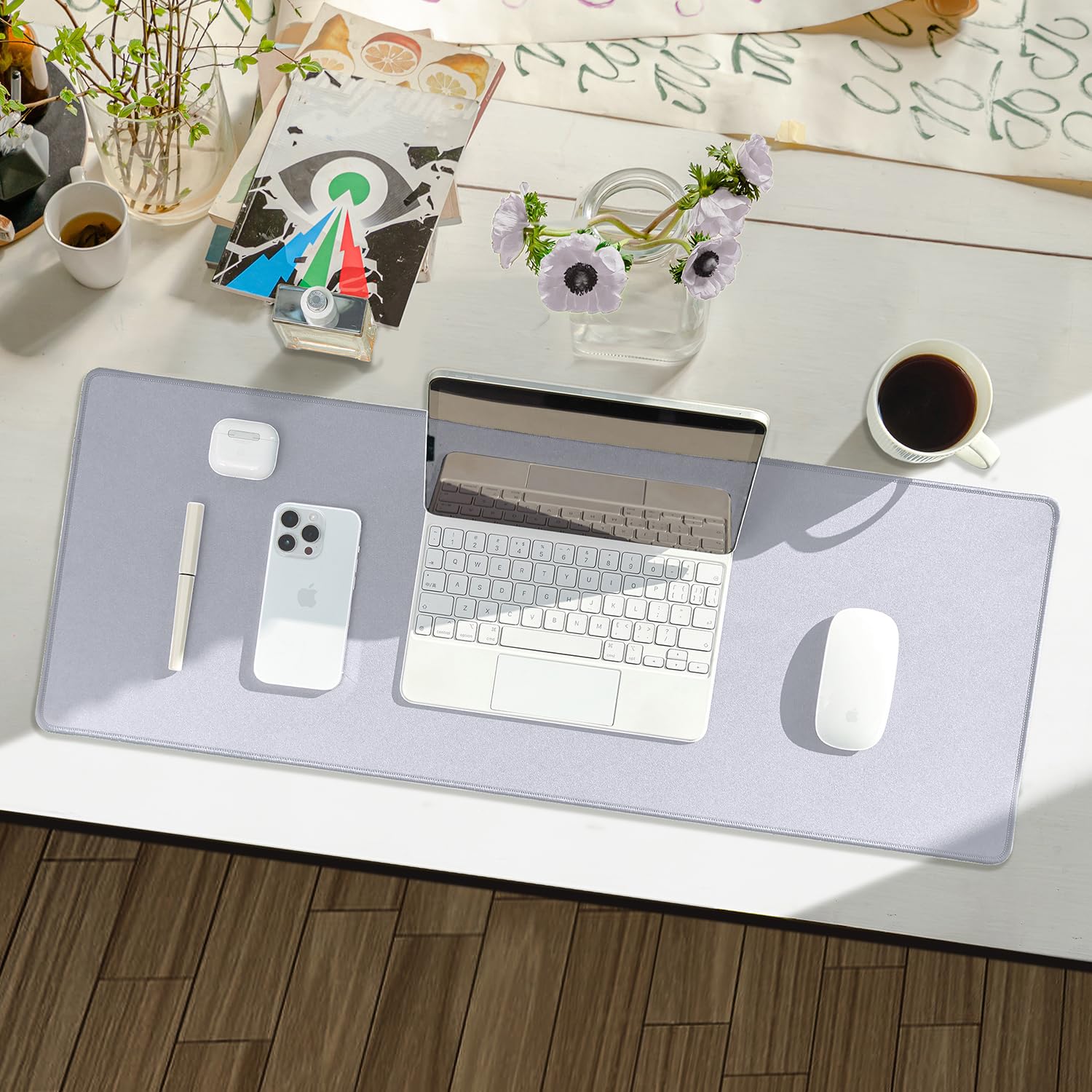 Reniteco Waterproof Large Office & Gaming Mouse Pad, 31.5" x 11.8" x 0.12"