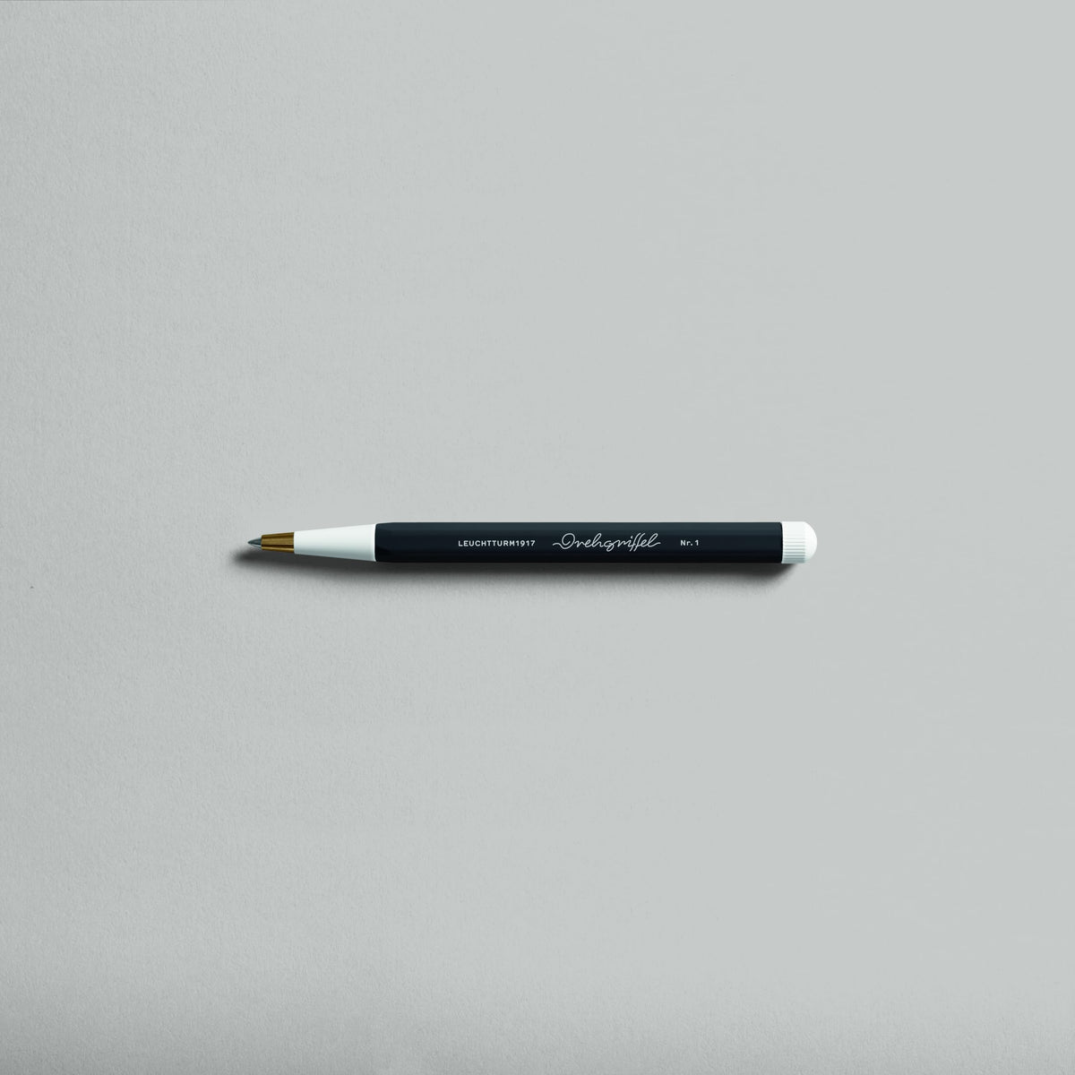 LEUCHTTURM1917 - Drehgriffel Writing Pen (Black) - Gel Pen with Black Ink Included