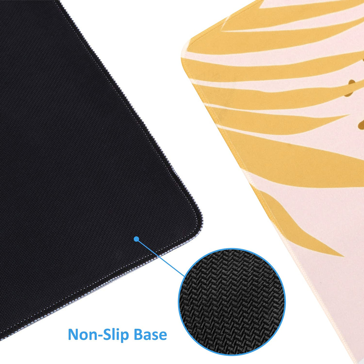 iCasso Desk Pad,Extended Gaming Mouse Pad,35.4x15.7in,Morandi