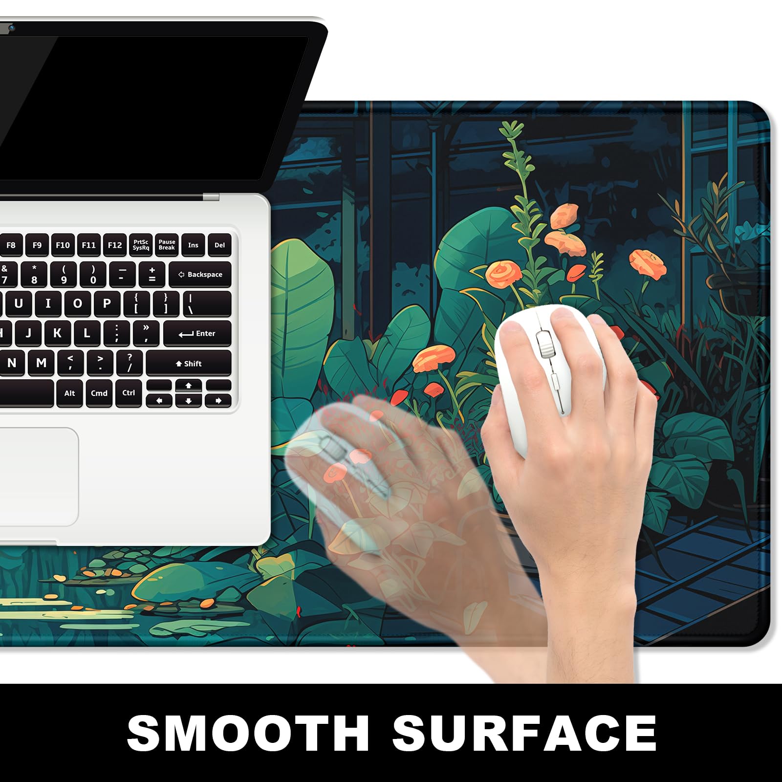 BOSOBO Large Mouse Pad, Desk Pad, XXL XL Extended Gaming Mouse Pad, Desk Mat for Office & Home