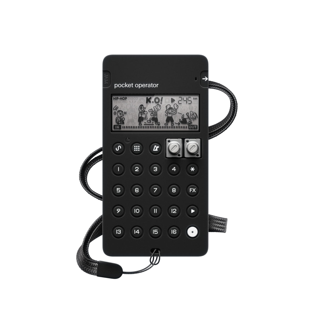 teenage engineering CA-X silicon pro-case for pocket operators with built-in battery protection and