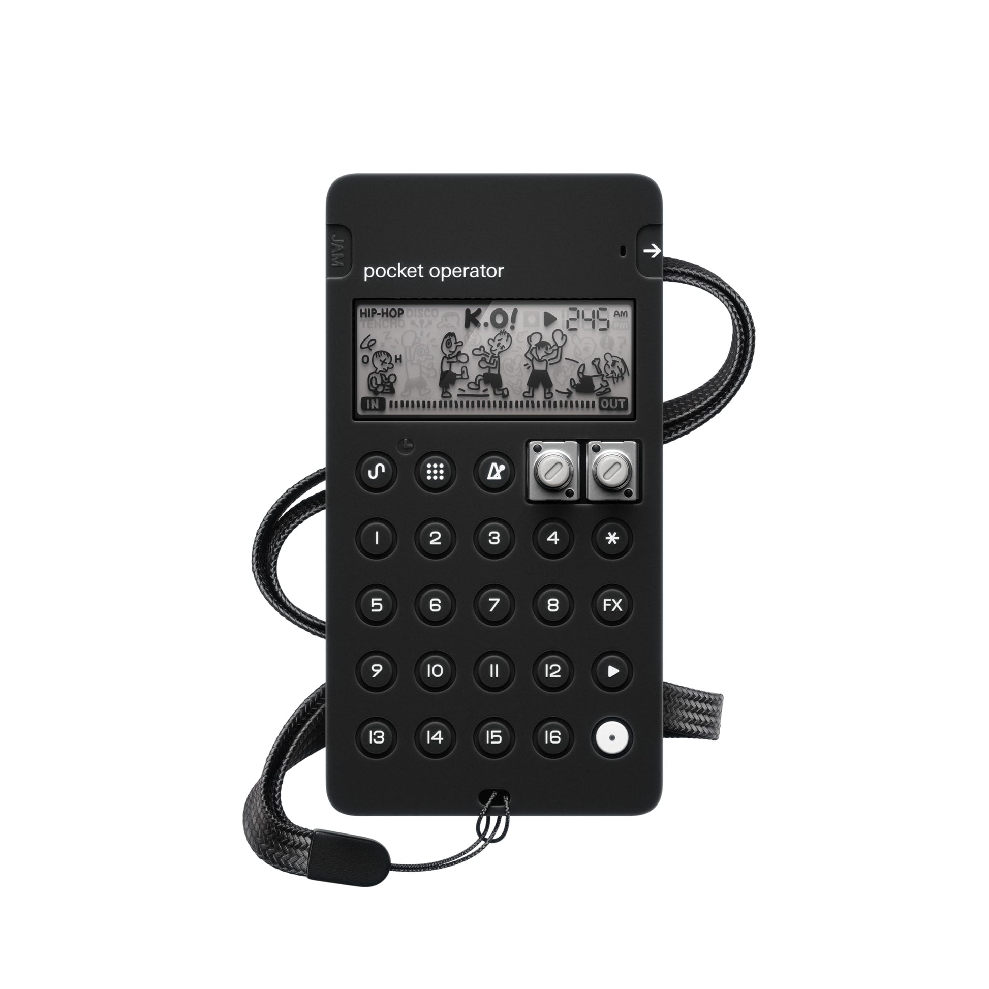 teenage engineering CA-X silicon pro-case for pocket operators with built-in battery protection and