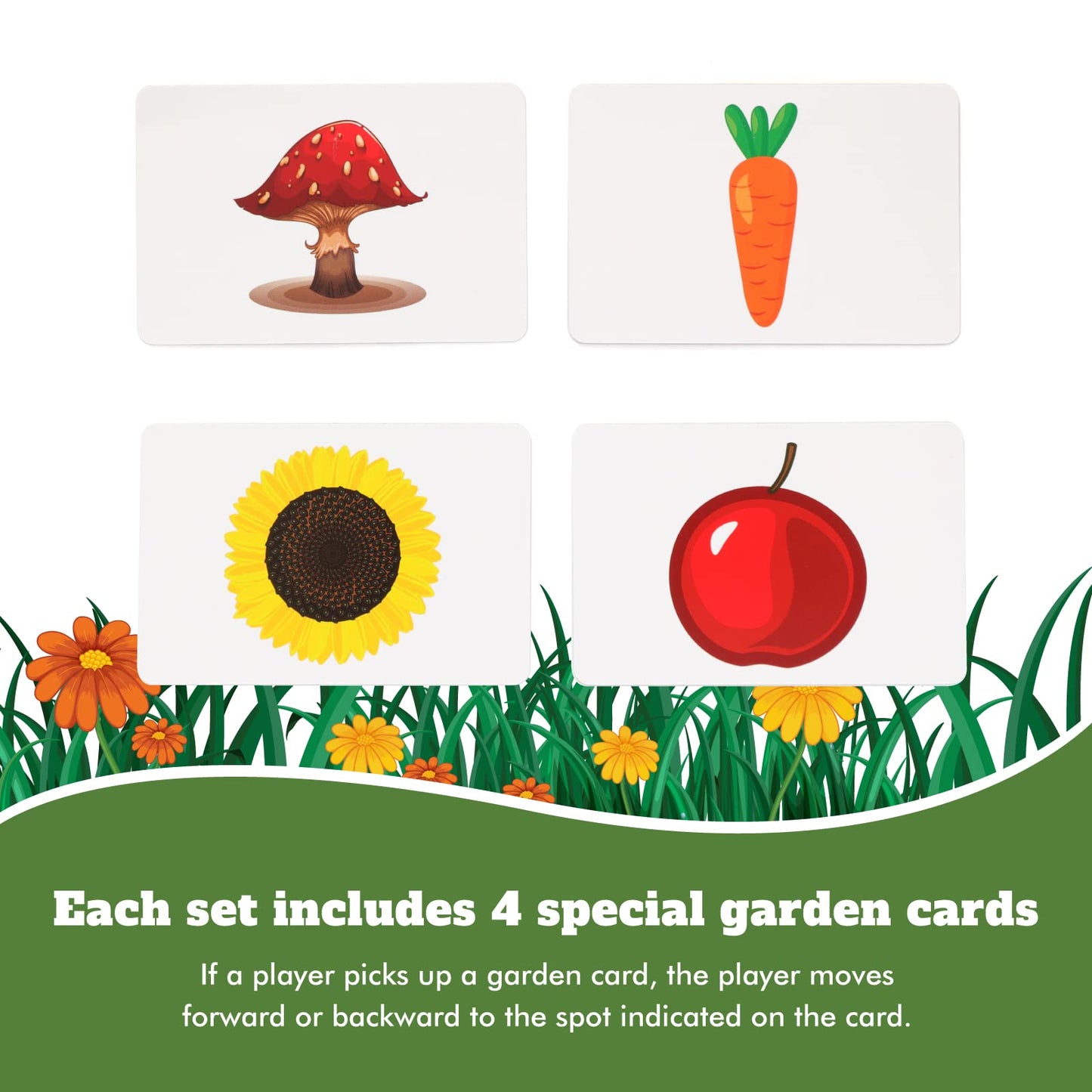 Melby Toys Word Seeds Phonics Game – Fun Reading & Board Games for Kids Ages 4-8, Learn to Read