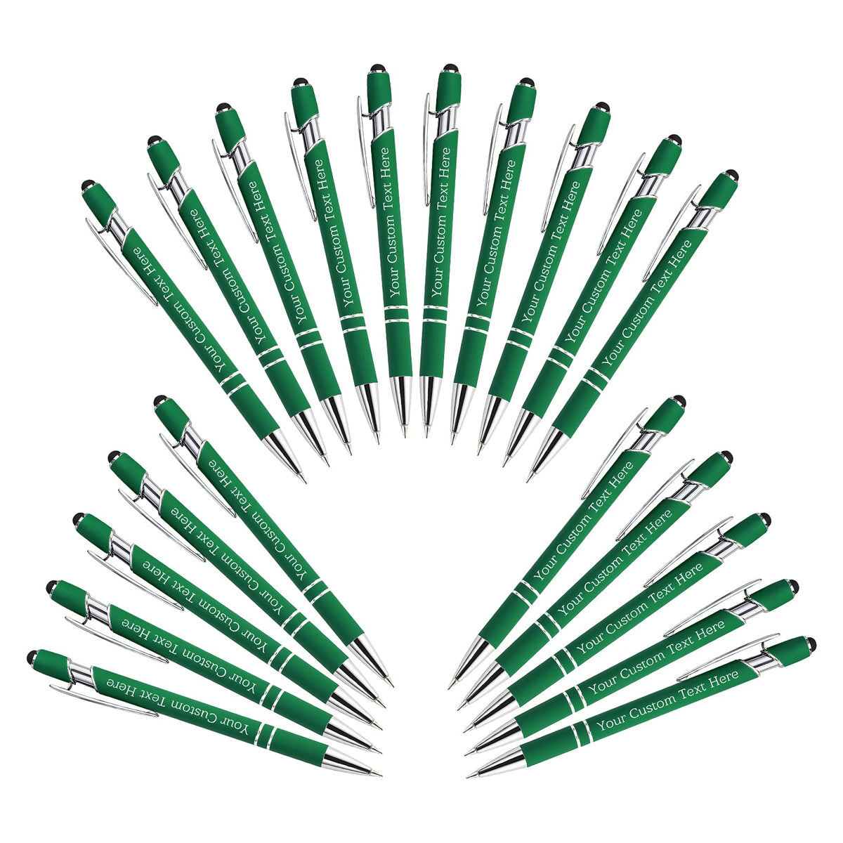 Personalized Custom Pens Bulk Free Engraving with Name Message Customized Ballpoint Pens Stylus for