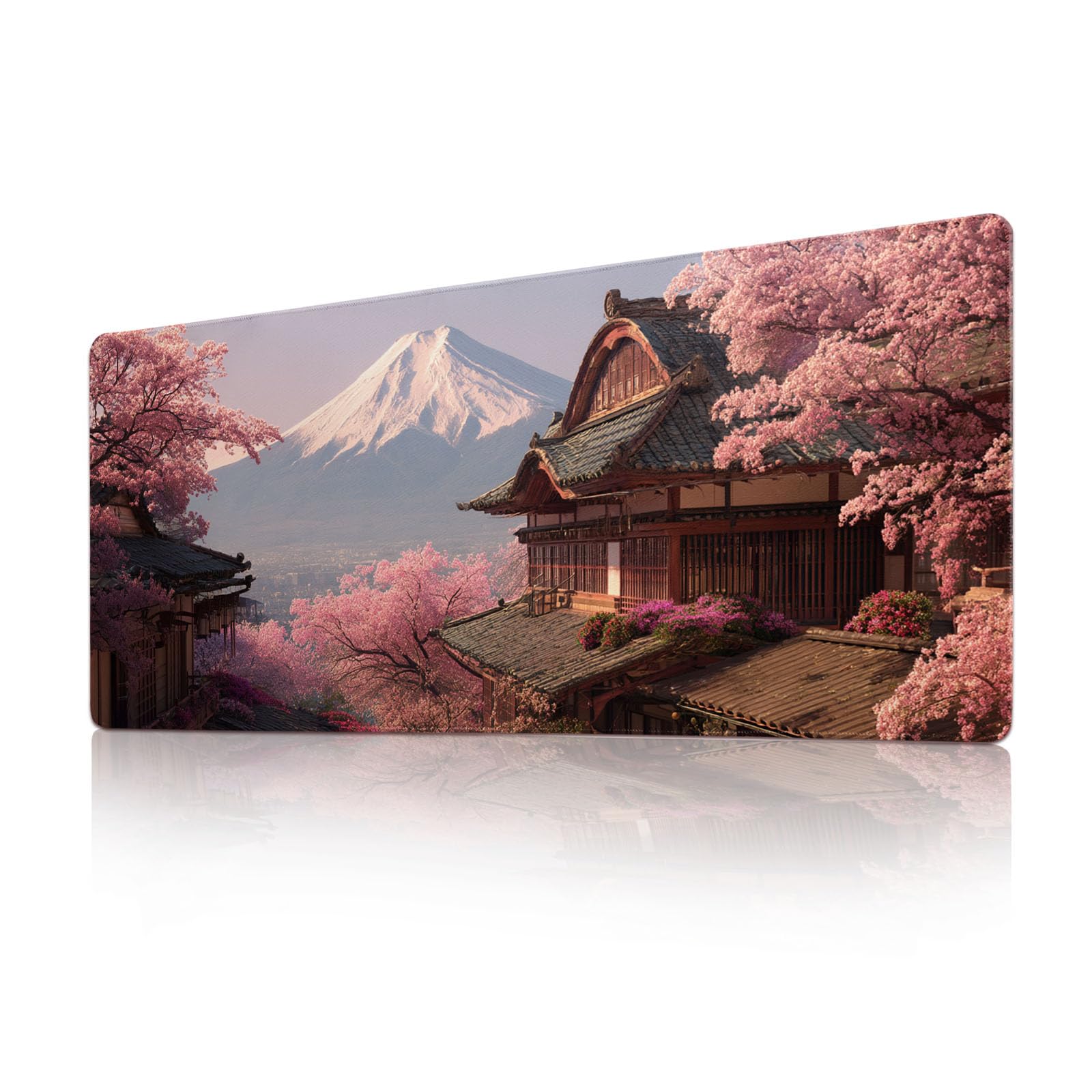 Desk Mat Mouse Pad Gaming Desk Pad XL Large Mouse Mat Office Decor Accessories (Pink A)