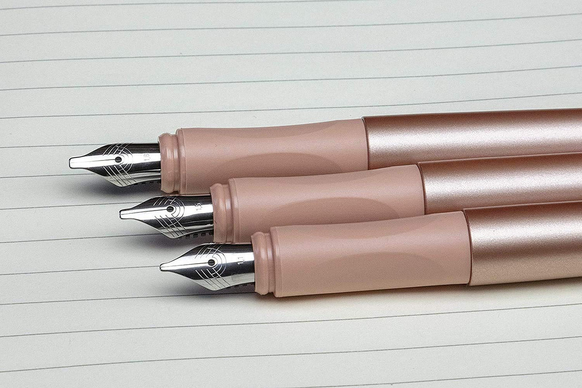 Schneider Callissima Calligraphy Fountain Pen Gift Set: Apricot, 1.1 mm, 1.5 mm, 1.8 mm
