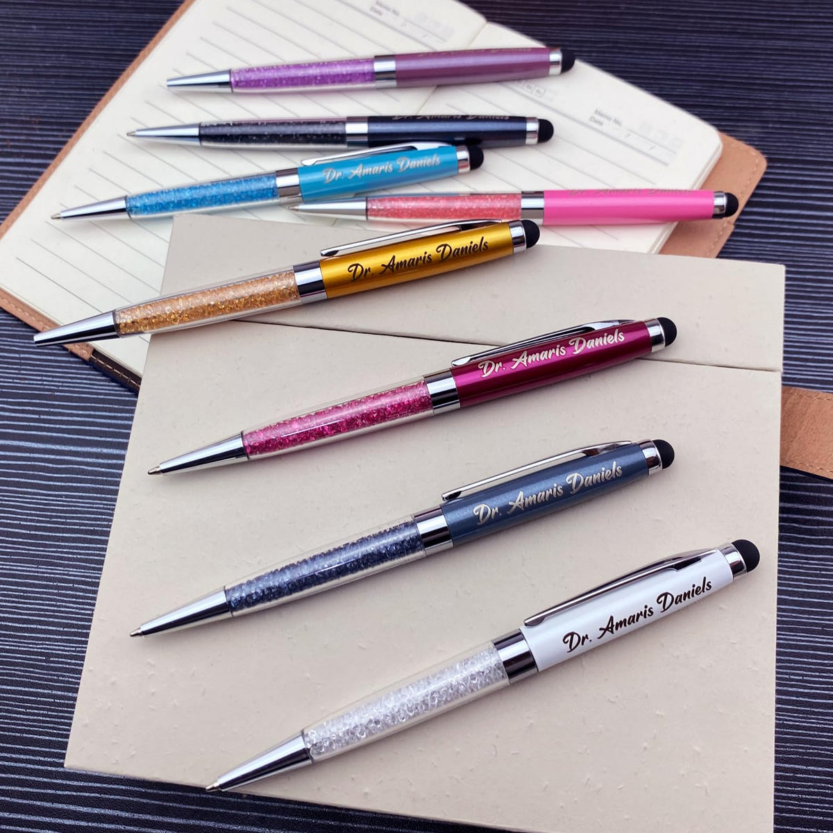 Ancolo Custom Ballpoint Pens -Office Pens Gift for Men and Women Girls boys