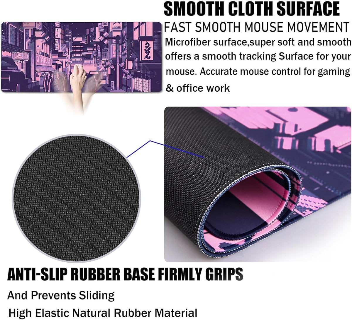 Large Mouse Pad Office Desk Pad Gaming, Kyoto