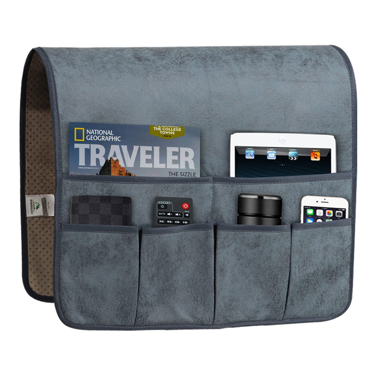 HAOMAIJIA Sofa Armrest Organizer, Remote Control Holder for Recliner Couch