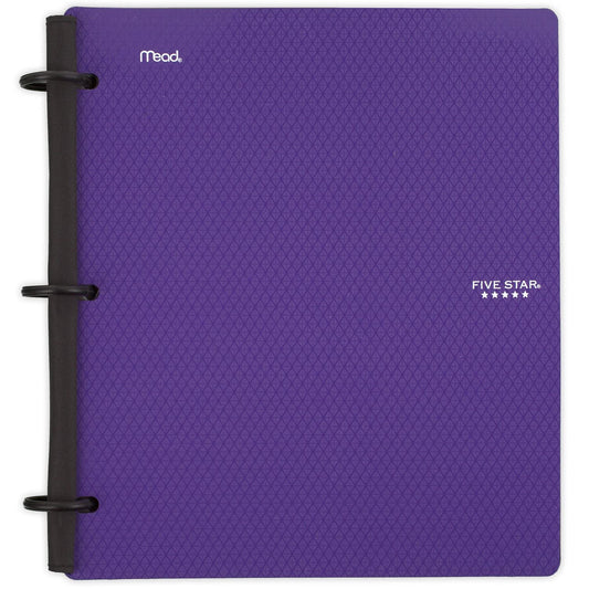 Five Star Flex Hybrid NoteBinder, 1 Inch Binder with Tabs, Notebook and 3 Ring Binder All-in-One