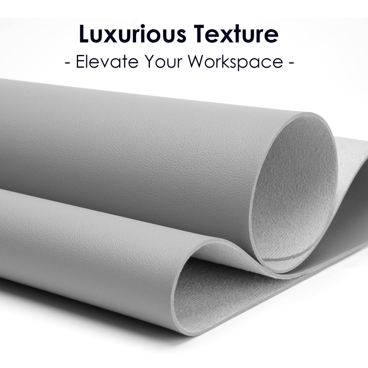 Leather Desk Pad Protector, Waterproof Mouse Pad, PU Desk Mat, Office Desk Cover, Desk Writing Mat