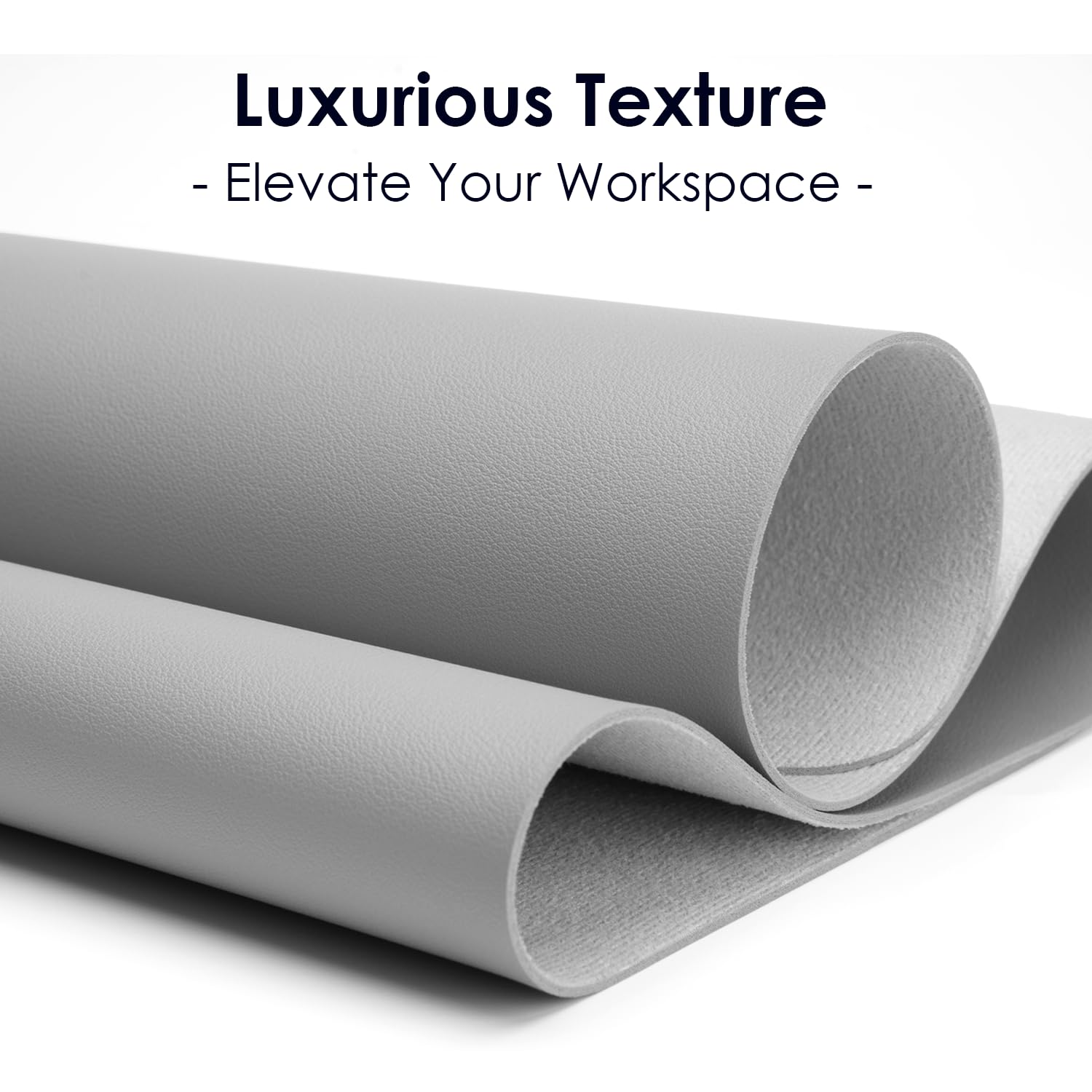 Leather Desk Pad Protector, Waterproof Mouse Pad, PU Desk Mat, Office Desk Cover, Desk Writing Mat