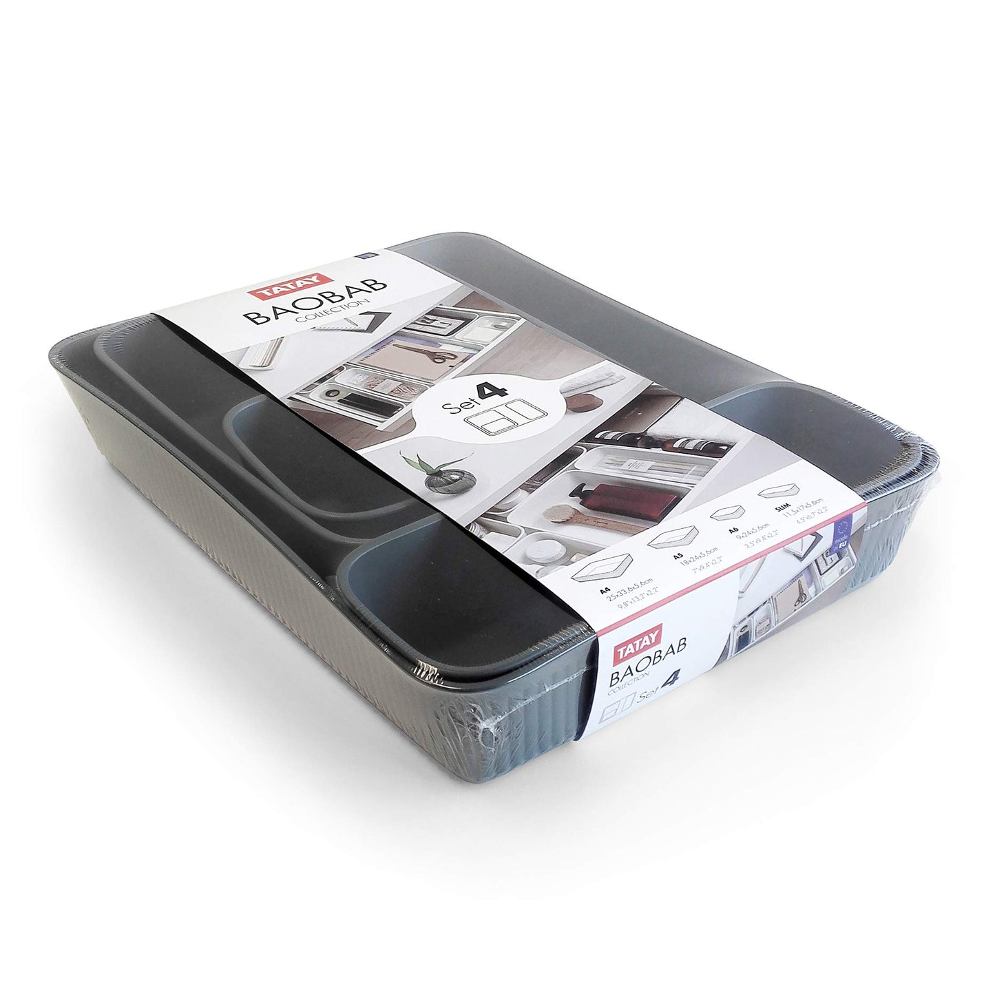 Tatay Storage Basket Baobab Drawer Organisers Home and Office Organisation