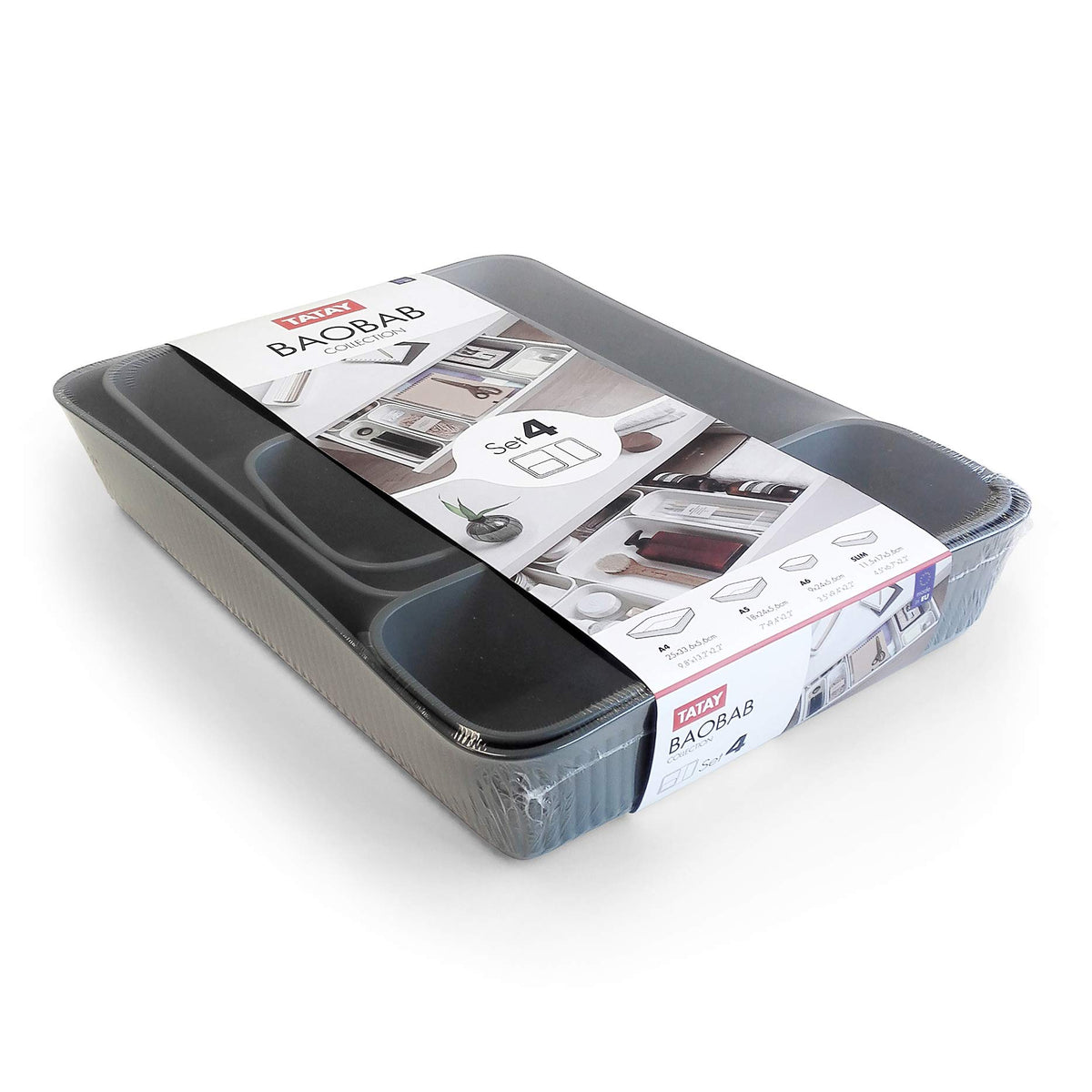 Tatay Storage Basket Baobab Drawer Organisers Home and Office Organisation
