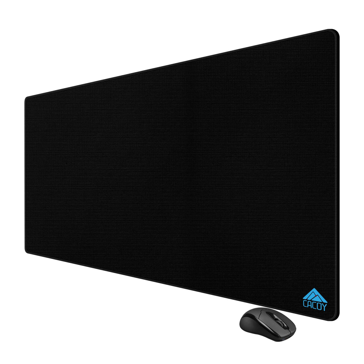 Cacoy 48"x24" XXL Large Gaming Mouse Pad, Non-Slip Computer Desk Mat, Black