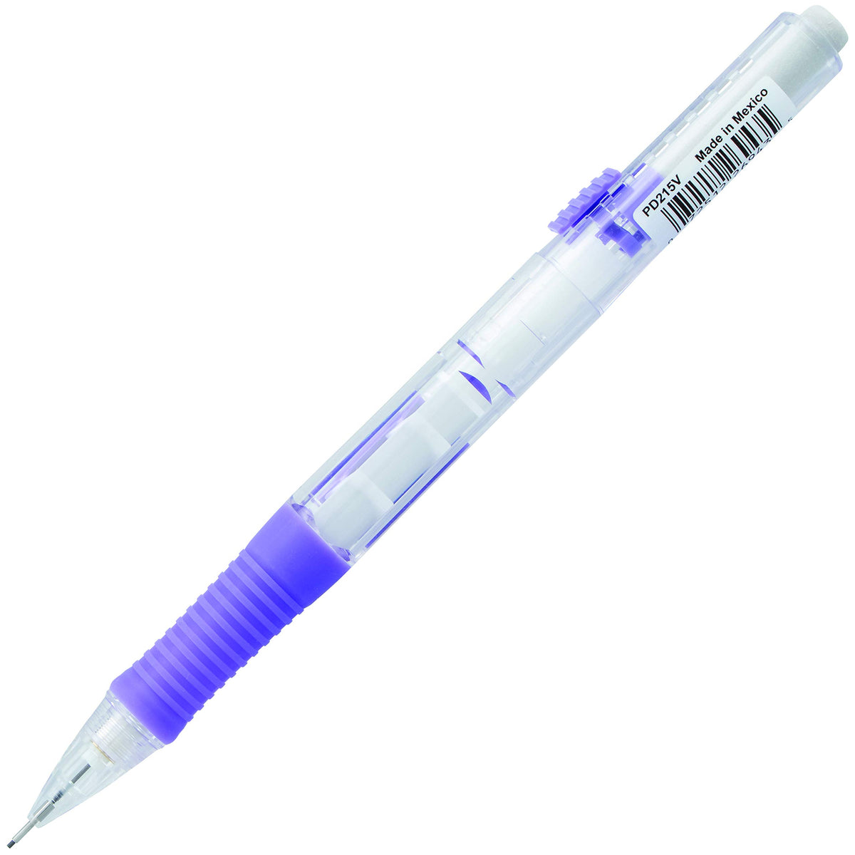 Pentel QUICK CLICK Mechanical Pencil (0.5mm), Violet Barrel, Box of 12 Pencils (PD215V)