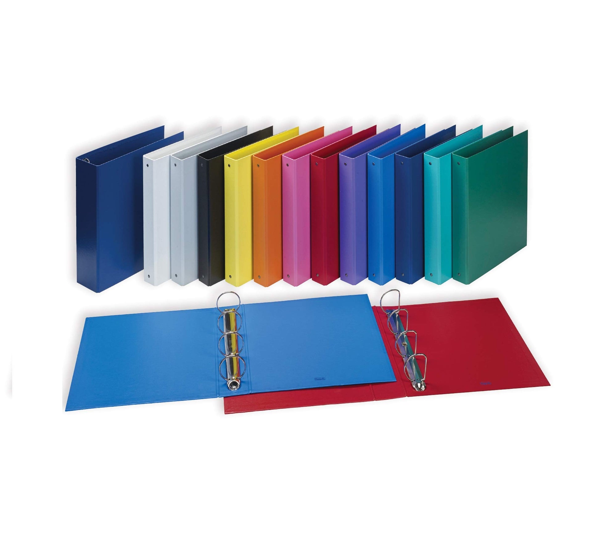 100460413 Elba Ring Binder-Blue