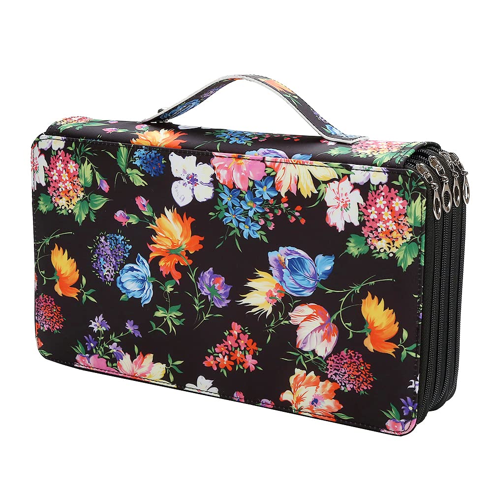 Lbxgap 300 Slots Colored Pencil Case Organizer, 4 Layer Bag