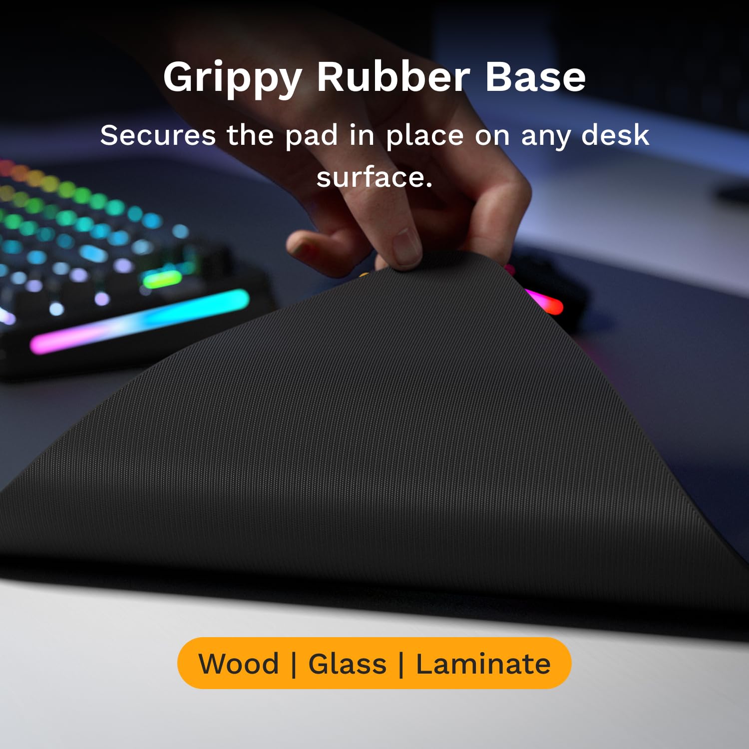 GLORIOUS Gaming Mouse Pad GMP 2-3XL - Spill-Proof Mouse Pad, Optimised for Gaming Sensors, Balanced