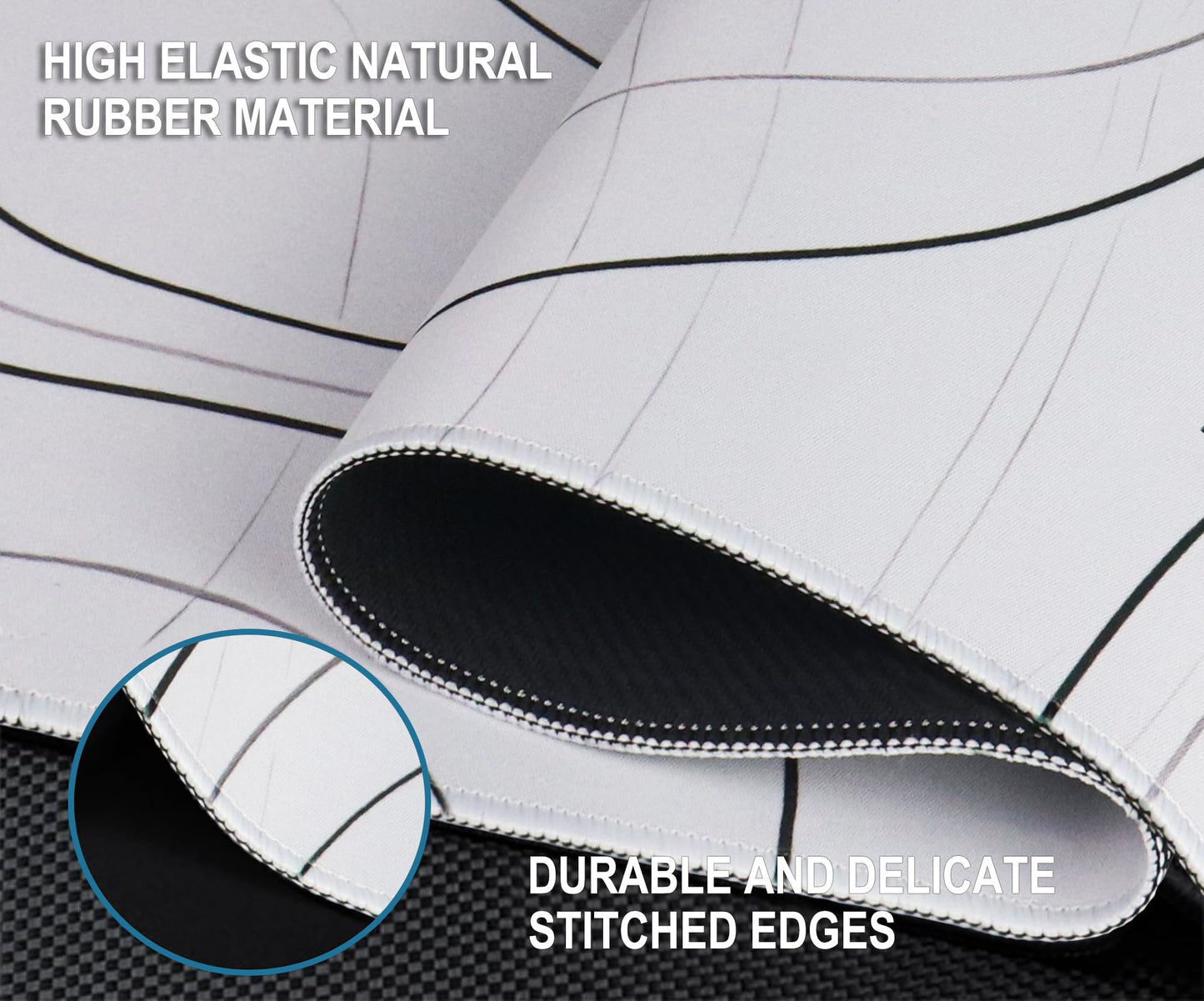Large Mouse Pad, 31.5" x15.7" Large Mat with Superior Micro-Weave Cloth, Water Resist Keyboard
