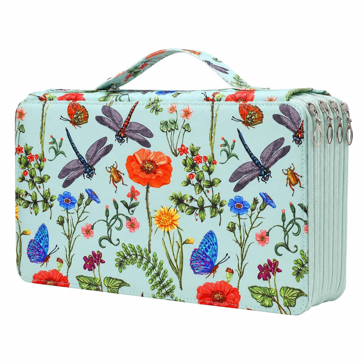Lbxgap 300 Slots Colored Pencil Case Organizer, 4 Layer Bag