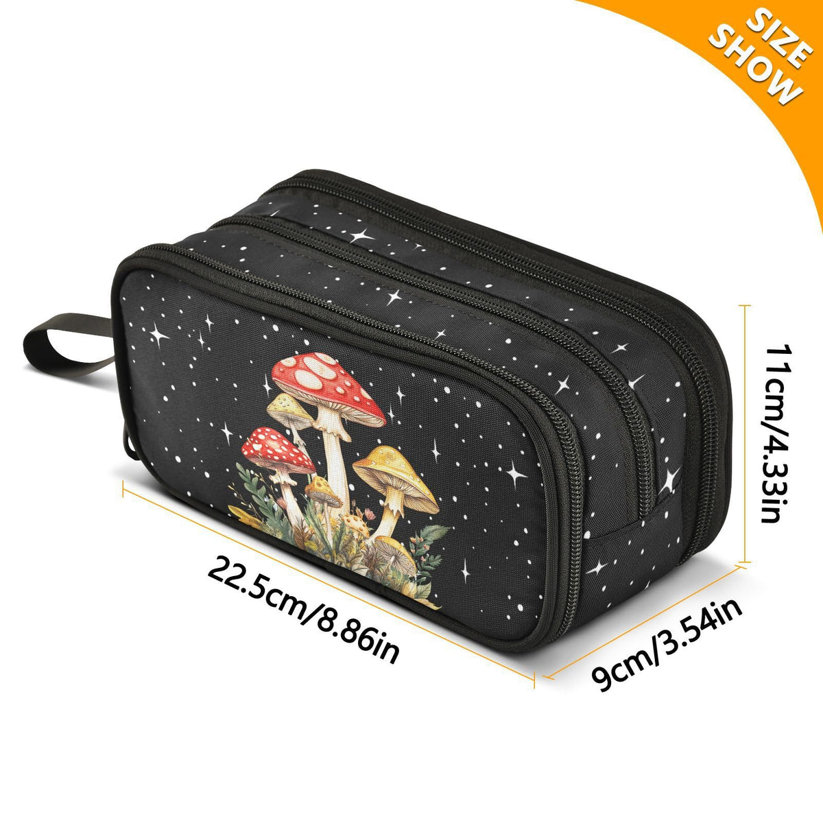 XUWU Mushroom Large Capacity Pencil Case Pencil Pouch Pen Box