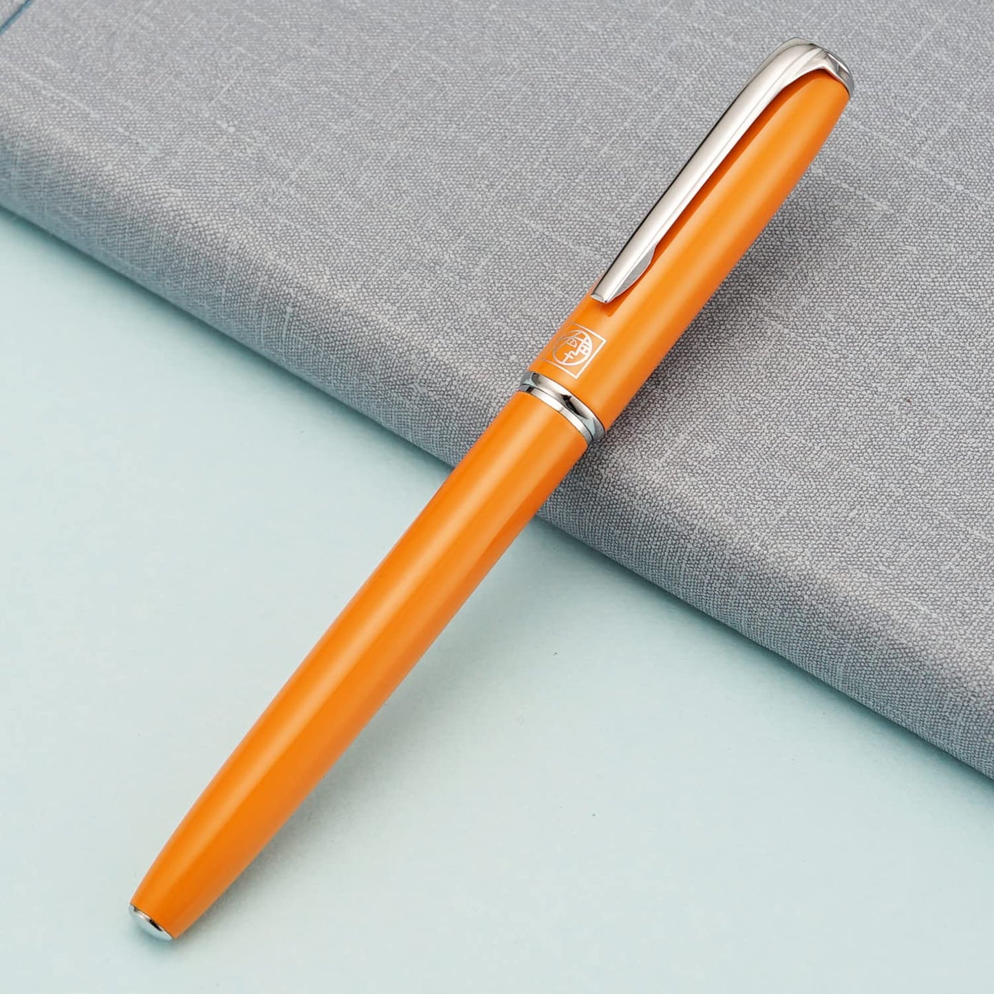 erofa Picasso 916 Orange Fountain Pen with Gift Box Calligraphy Writing Pen Set Bent Nib Fude 1.0mm