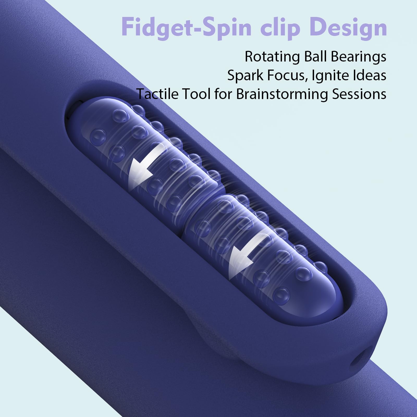 Hiacry 16 Pcs Gel Pens - 0.7mm Fine Point Quick-Dry Blue Ink Fidget Pens