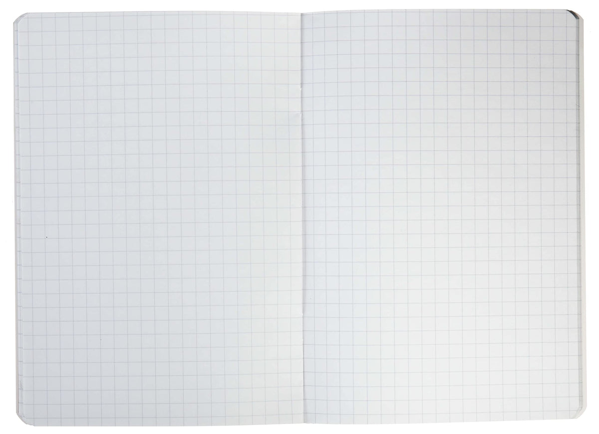 Herlitz A5 Notebook 07 Rules, Squared Wood-Free Paper 80 GSM, 7 x 7 mm, 32 Sheets, White