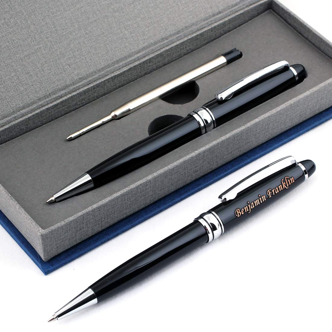 Sotania Free Engraving - Personalized Roller Ballpen, Ballpoint pen, Refillable Pens, Retractable
