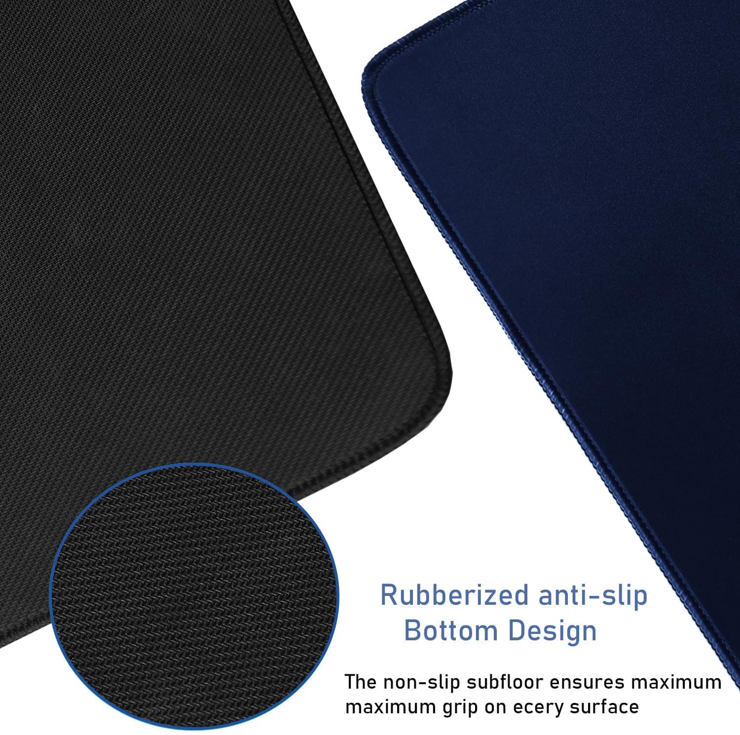 Large Gaming Mouse Pad with Stitched Edges (47.3 X 23.6 in) Waterproof