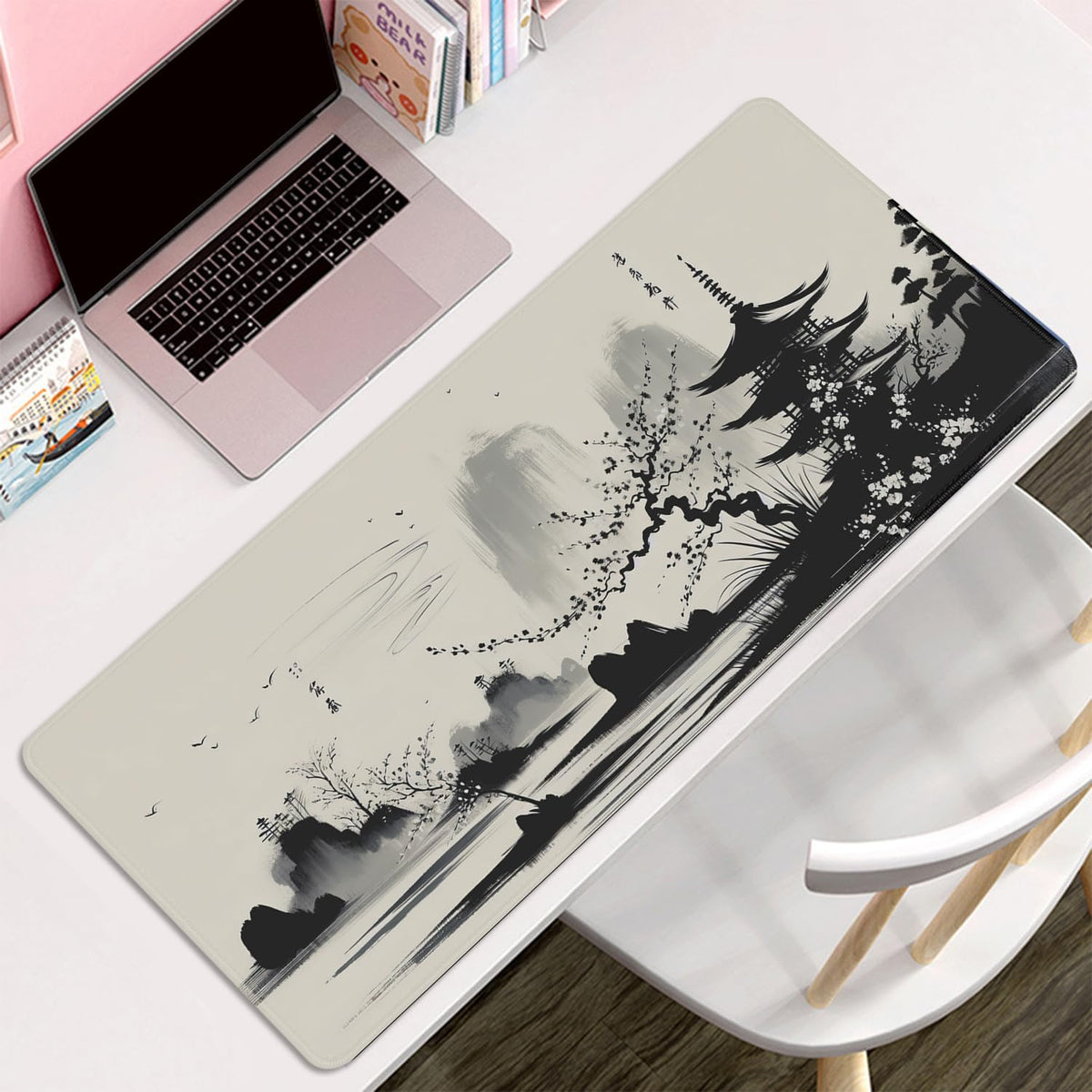 Long Mouse Pad Desk Mats Big Mouse Pad Japanese Computer Pad