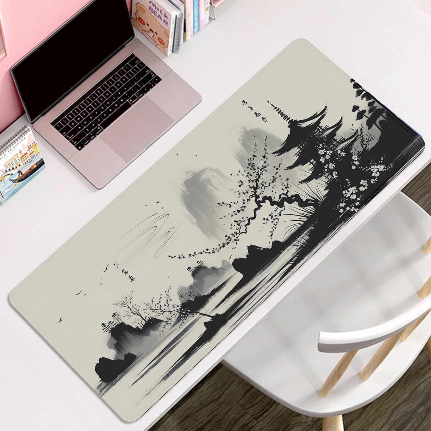 Long Mouse Pad Desk Mats Big Mouse Pad Japanese Computer Pad