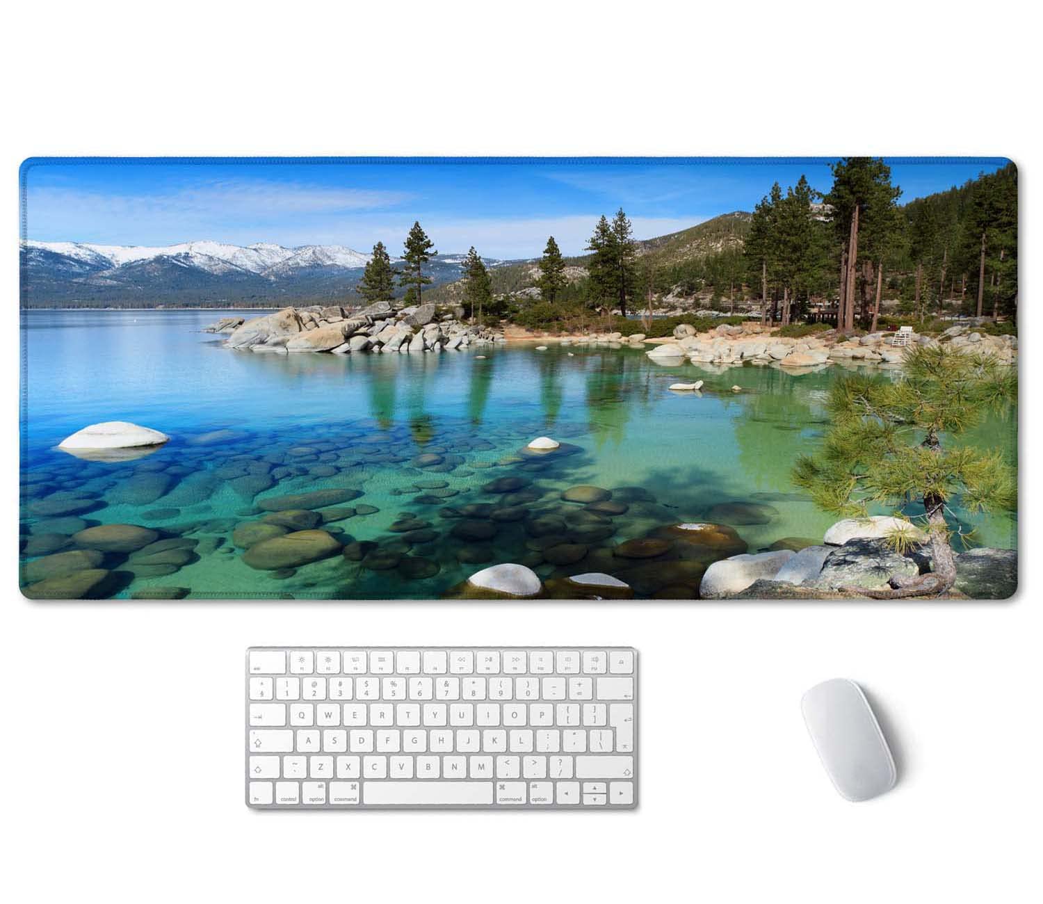 SSOIU Extended Mouse Pad, XXL Gaming Mouse Pads, Large Big Mousepad Laptop Computer Keyboard Mat