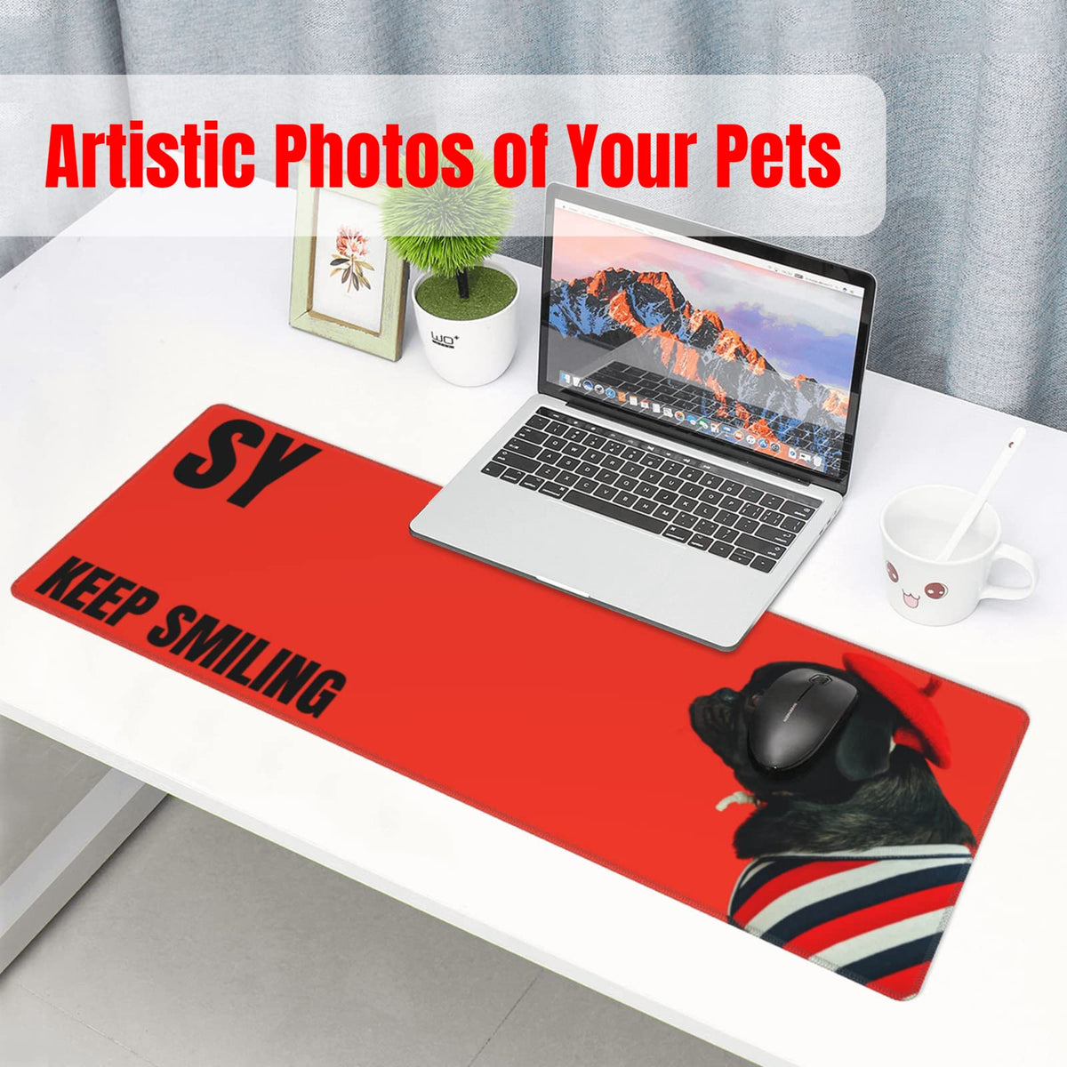 Custom Mouse Pad with Printing of Your Own Photo Image Logo Text Customized Personalized Mousepad