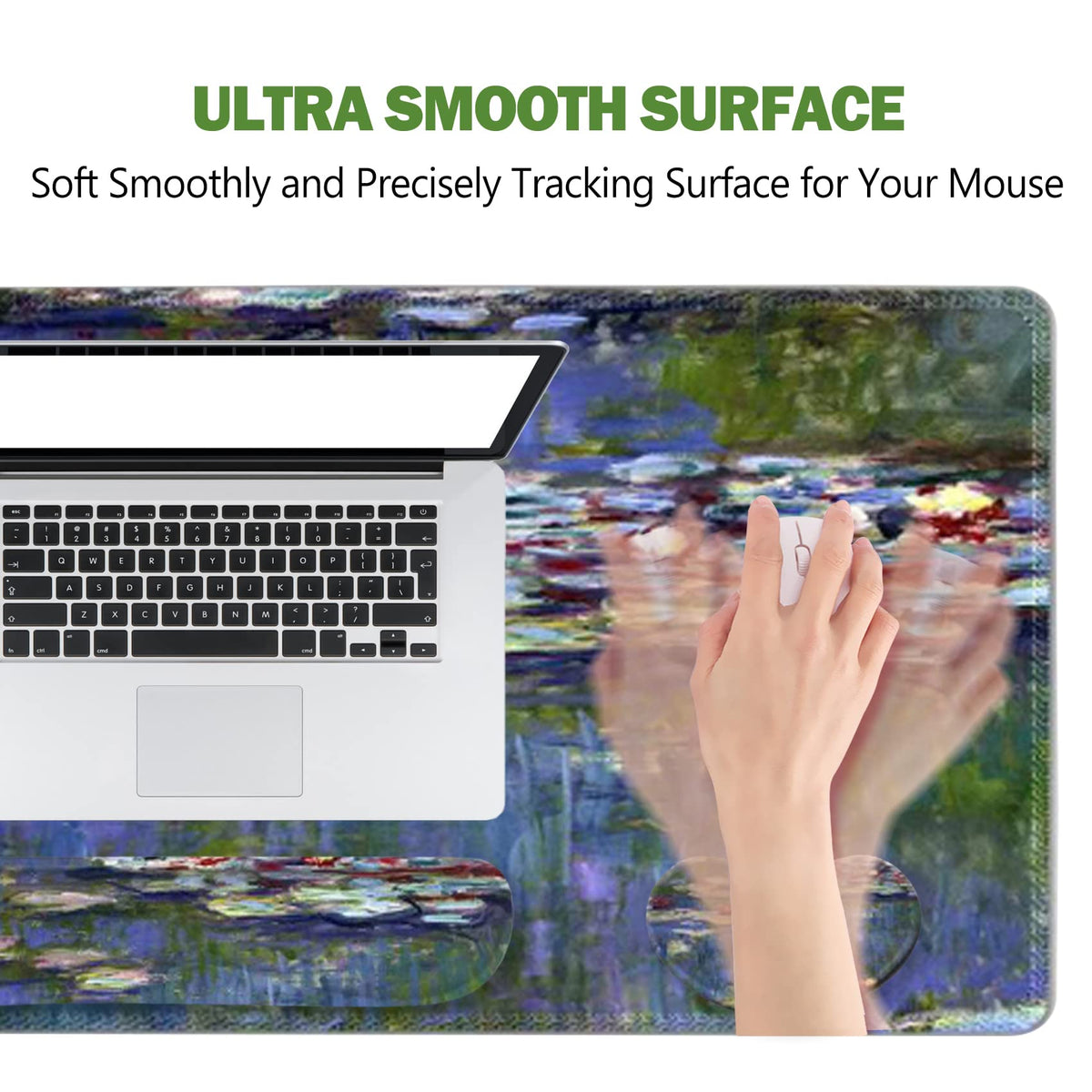 ToLuLu Extended Gaming Mouse Pad, Ergonomic Keyboard Mouse Wrist Rest Set