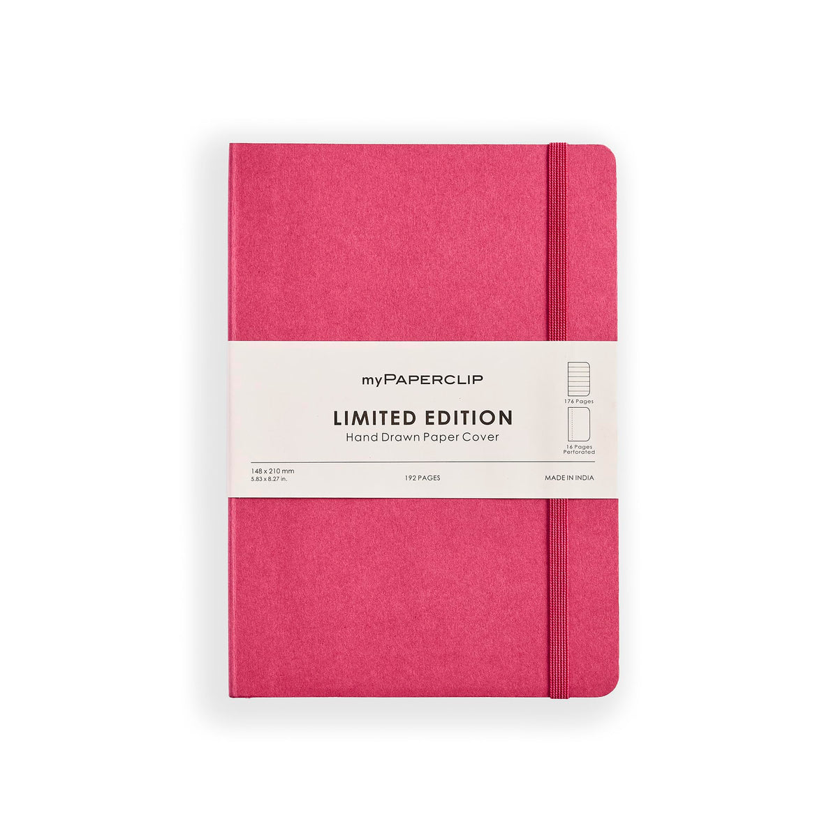 myPAPERCLIP Limited Edition A5 Ruled Notebook | 192 Pages, 100 GSM, Soft Cover, A5 (5.83 × 8.27 in)