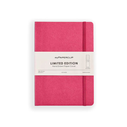 myPAPERCLIP Limited Edition A5 Ruled Notebook | 192 Pages, 100 GSM, Soft Cover, A5 (5.83 × 8.27 in)