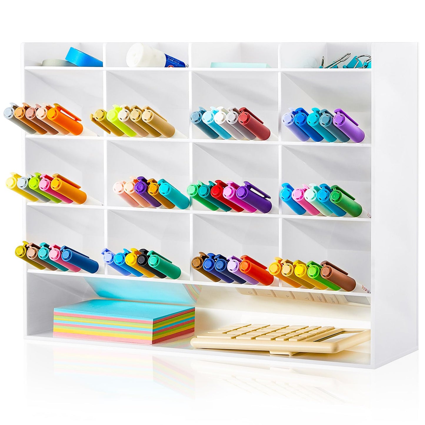 MotiMind Acrylic Pen and Marker Organizer for 200 Markers