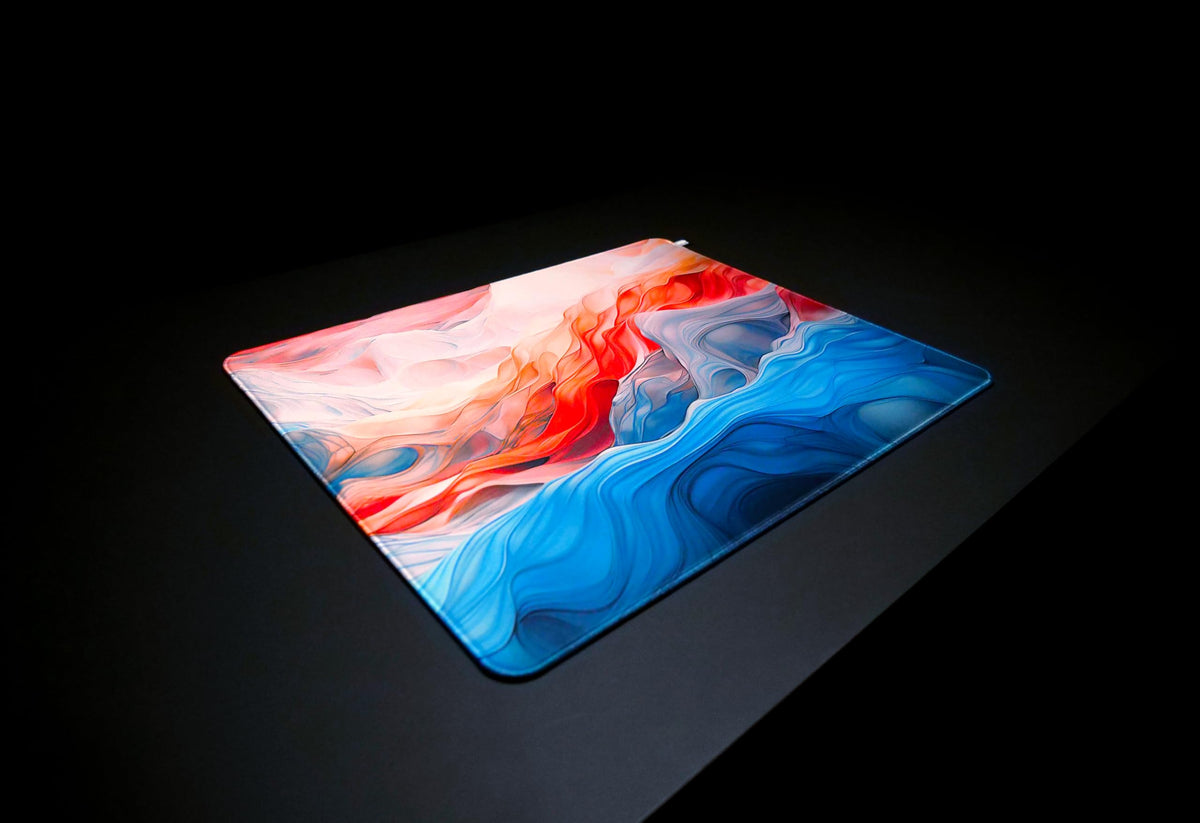 CHERRY XTRFY GP5, Fabric Gaming Mouse Pad in L (460 x 400 x 4 mm), Smooth Speed Pad for Precision