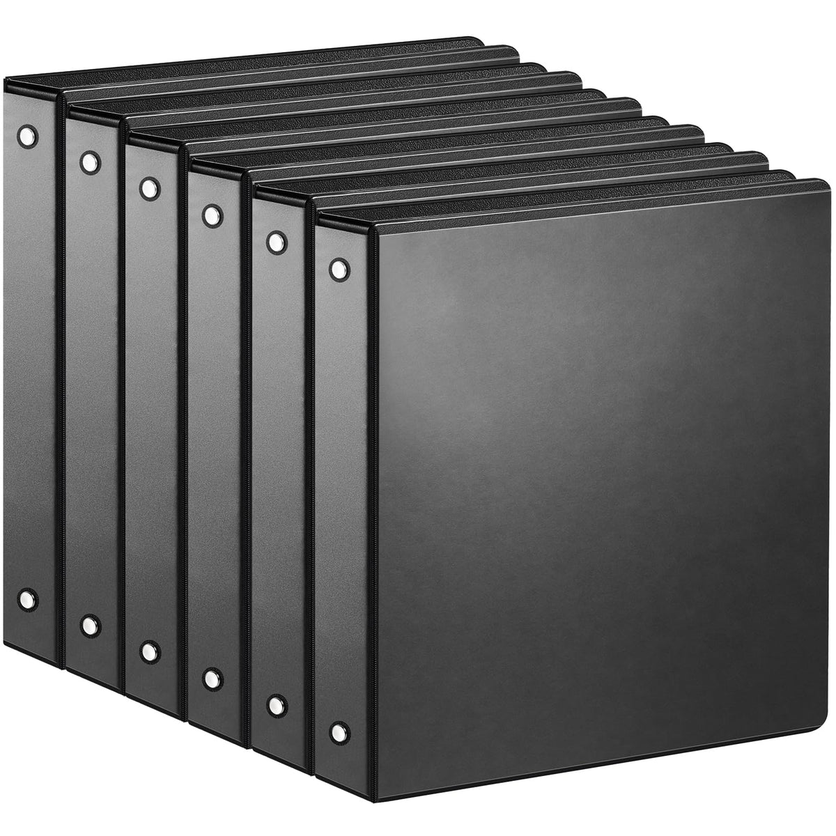 SUIN 1-inch 3 Ring Binder with 2 Interior Pockets, 1''Durable Binders Holds US Letter Size 8.5'' x
