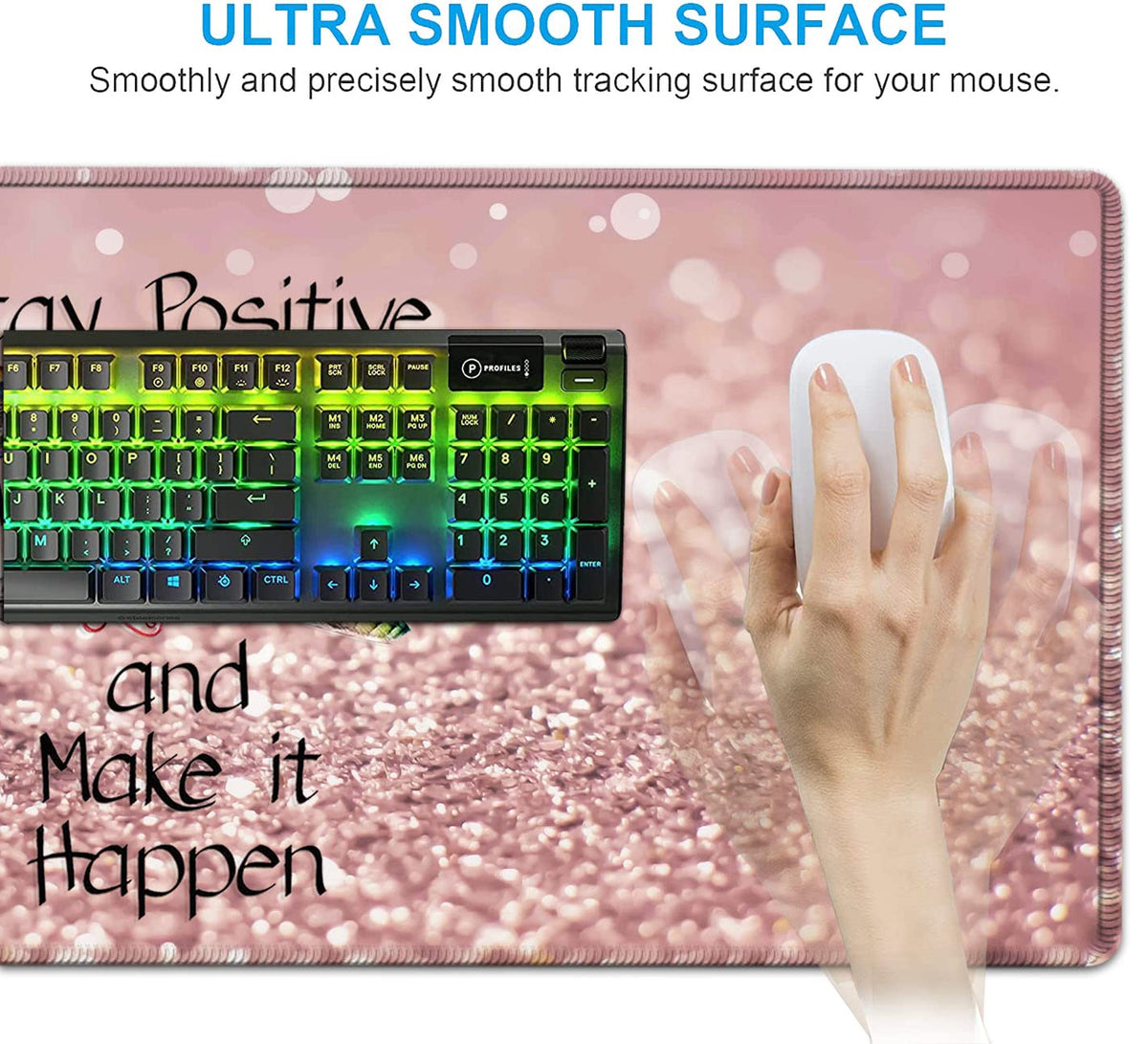 Office Desk Pad,Large Mouse Pad,Laptop Desk Table Protector Writing Mat Easy Clean for Office