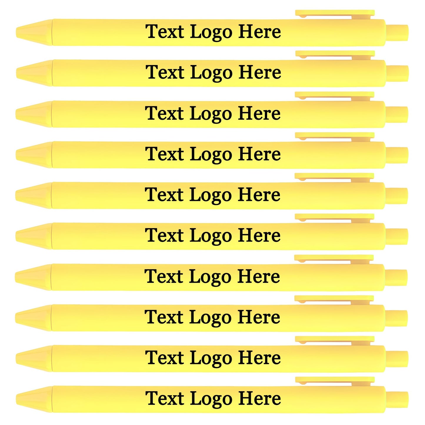 HEYZARDA Personalized Pens with Name Bulk 100-1000 Pcs, Cream