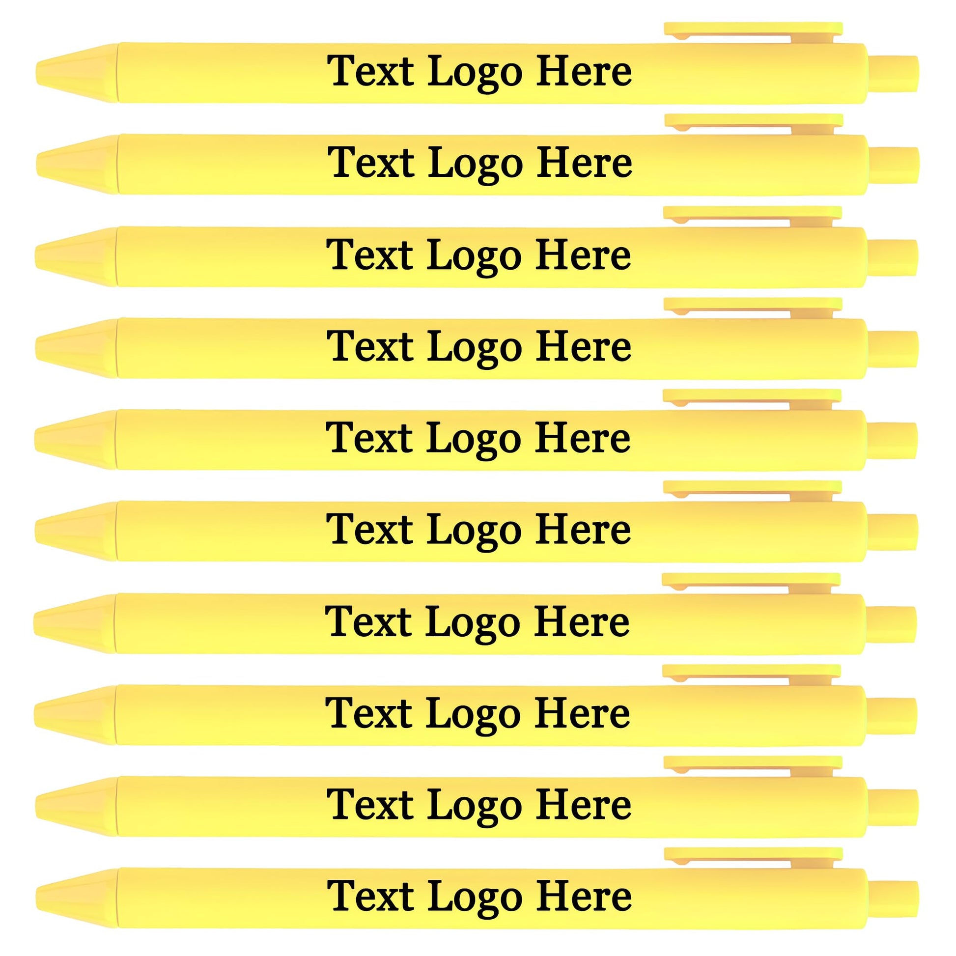 HEYZARDA Personalized Pens with Name Bulk 100-1000 Pcs, Cream