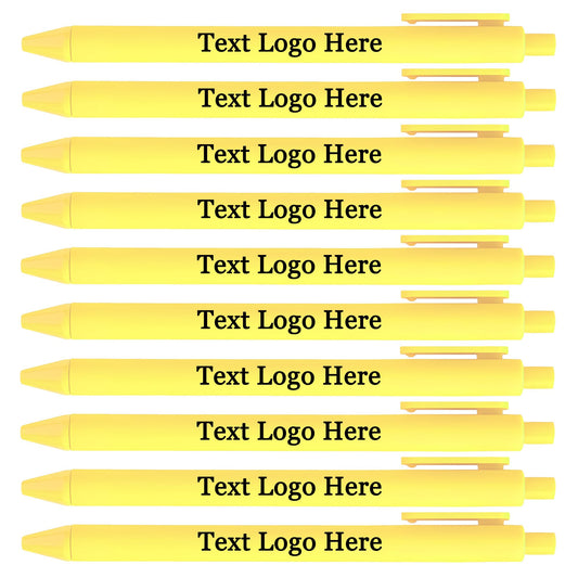 HEYZARDA Personalized Pens with Name Bulk 100-1000 Pcs, Cream
