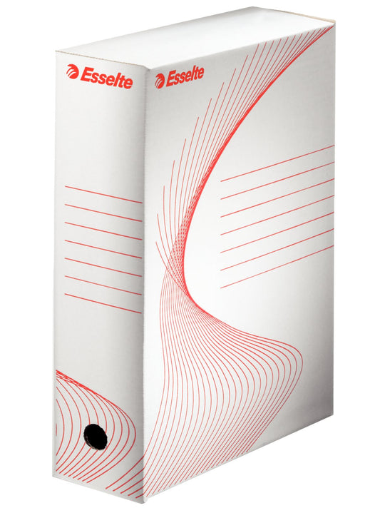 Esselte A4 Standard Archiving Box, White, Pack of 10
