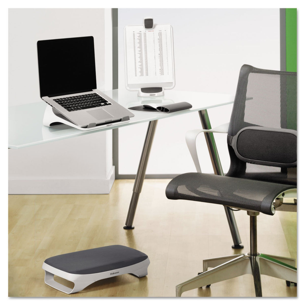 Fellowes I-Spire Series Document Lift/Holder, White/Gray (9311503)