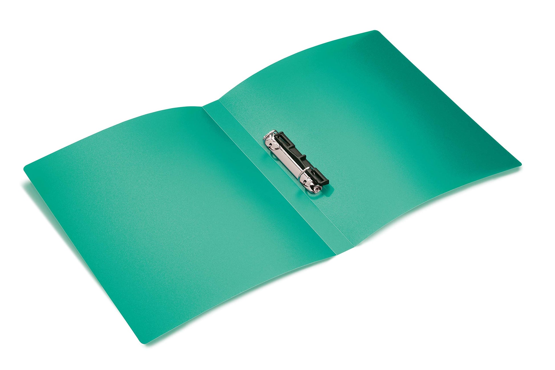 HERMA Ring Binder Translucent in Turquoise, A4, 25 mm Spine, Slim 2-Ring Binder Made of Plastic